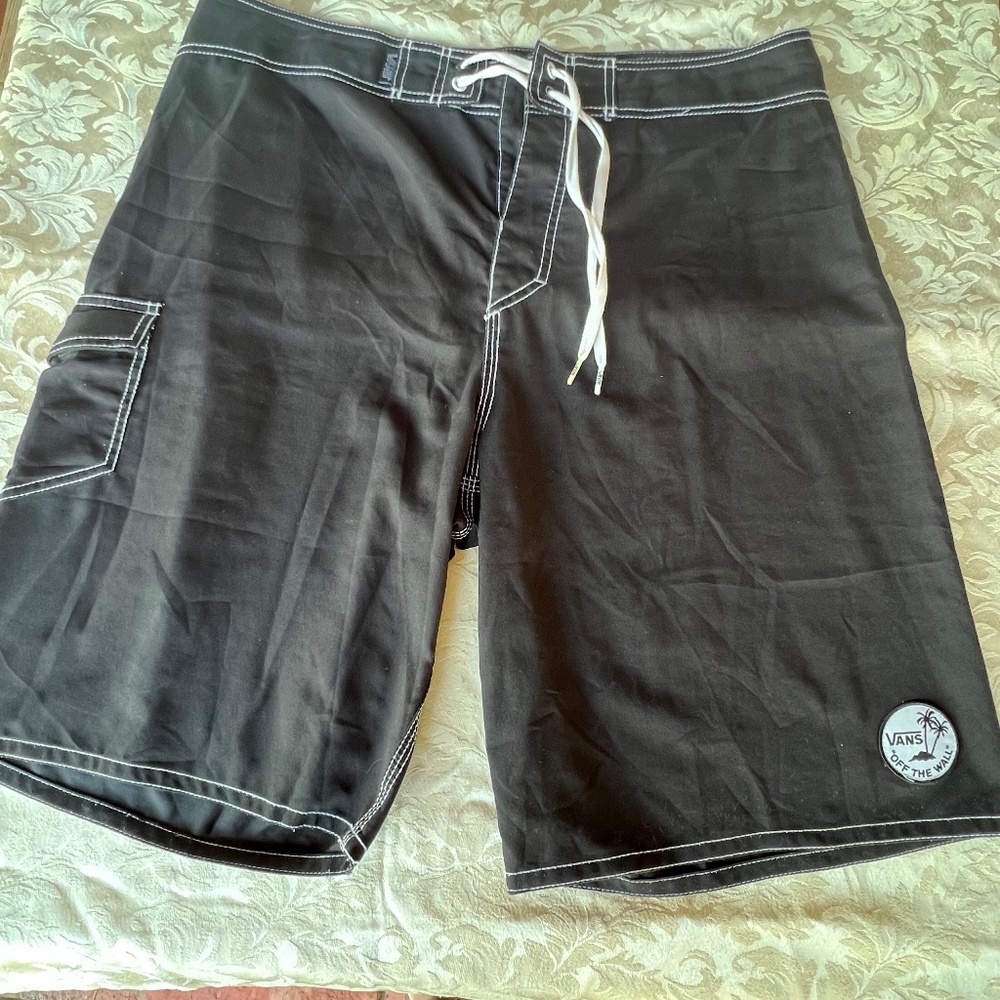 Vans off the Wall board shorts black / white 36